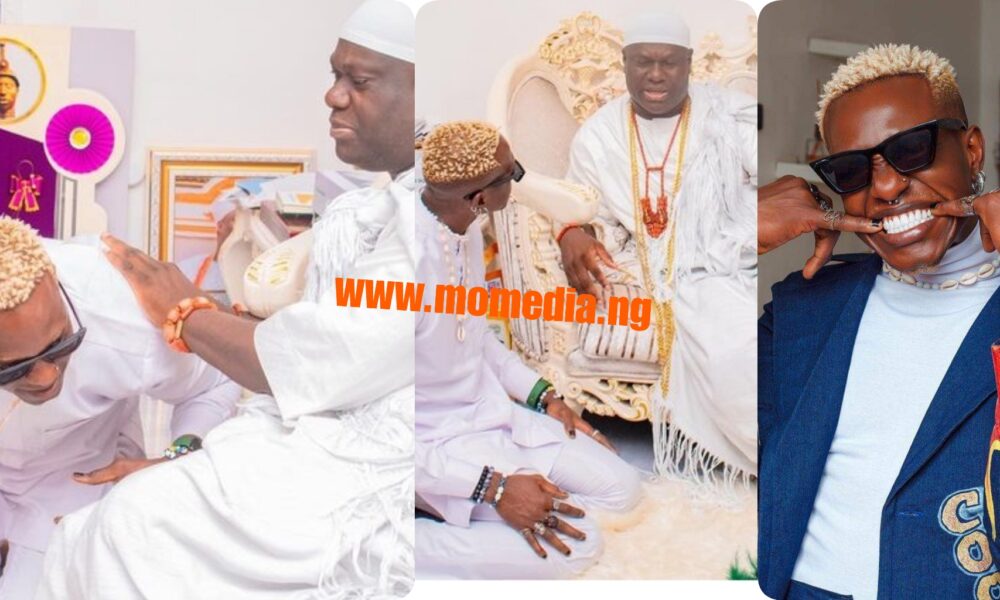 “We Discussed My Future Projects”- Hermes Visits Ooni Of Ife,  Receives Birthday Invitation To Celebrate With Him At His 48th Birthday Party (PHOTOS)