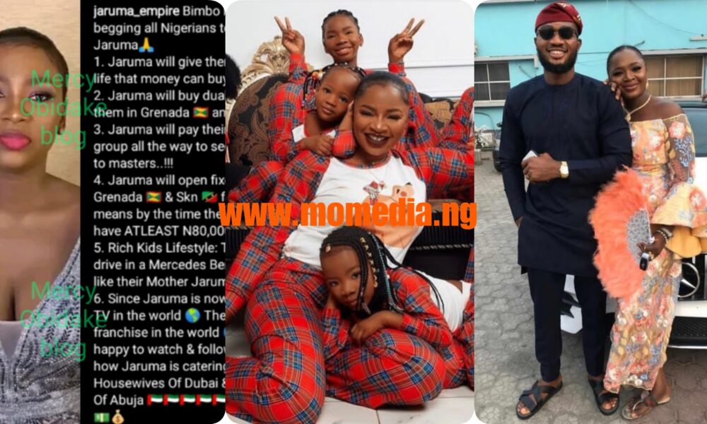 “Bimbo Has Five Children , I’m Ready To Raise Two Out Of Them “- Jaruma Expresses Readiness To Raise Late Bimbo’s Children & What She Will Give Them