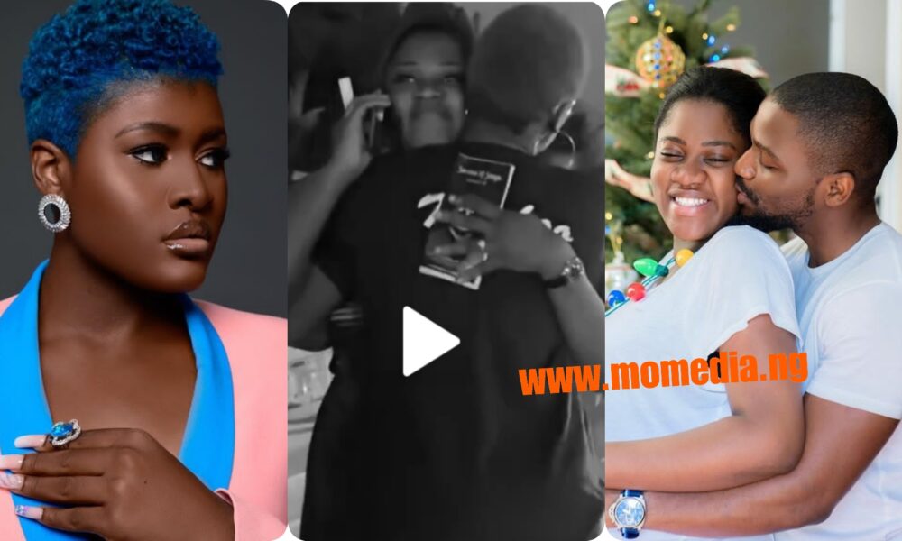 Beautiful moment Alex Unusual hugged Tobi’s Wife At Rico’s Candle Light Procession (VIDEO)