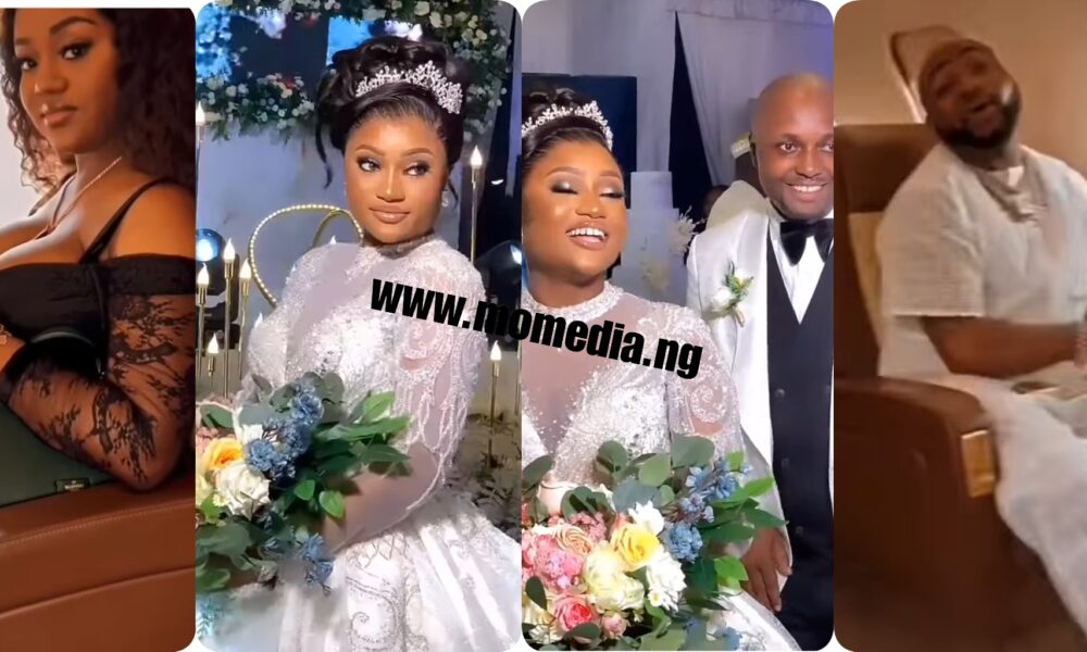 Video & Photos From Davido’s Staff, Israel’s White Wedding