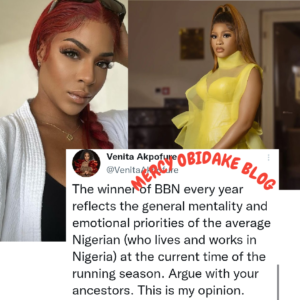 Venita on bbnaija winner 