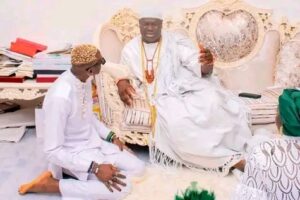 "We Discussed My Future Projects"- Hermes Visits Ooni Of Ife,  Receives Birthday Invitation To Celebrate With Him At His 48th Birthday Party (PHOTOS)