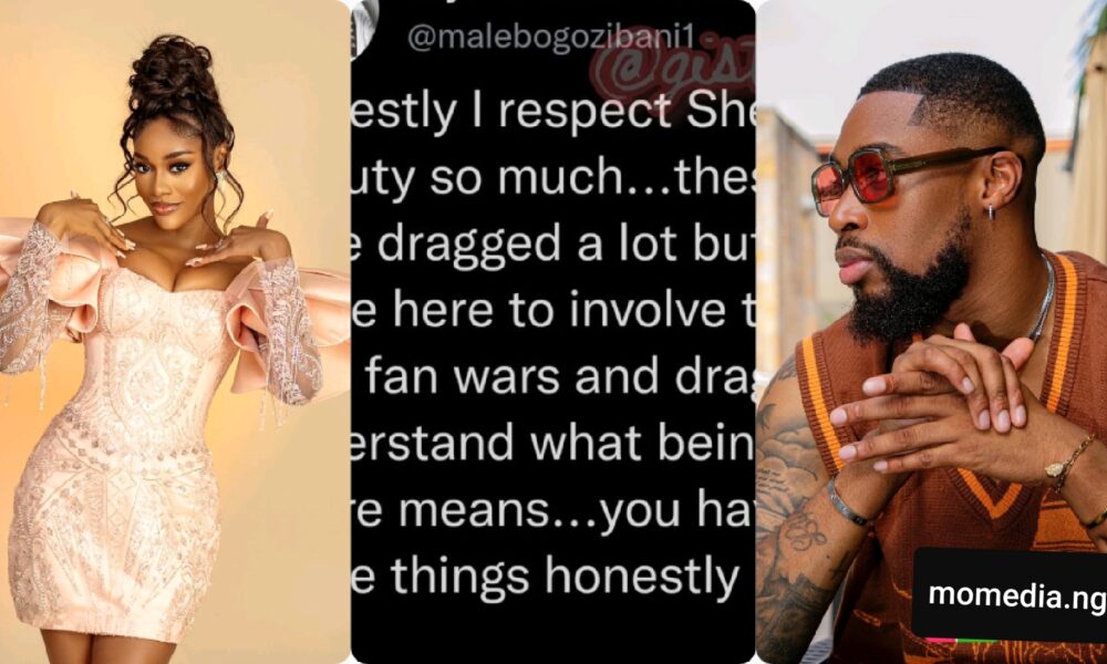 “They Understand What Being A Public Figure Means” – Bbnaija Fan Hails Sheggz And Beauty For Not Involving Themselves With Fan Wars And Drags