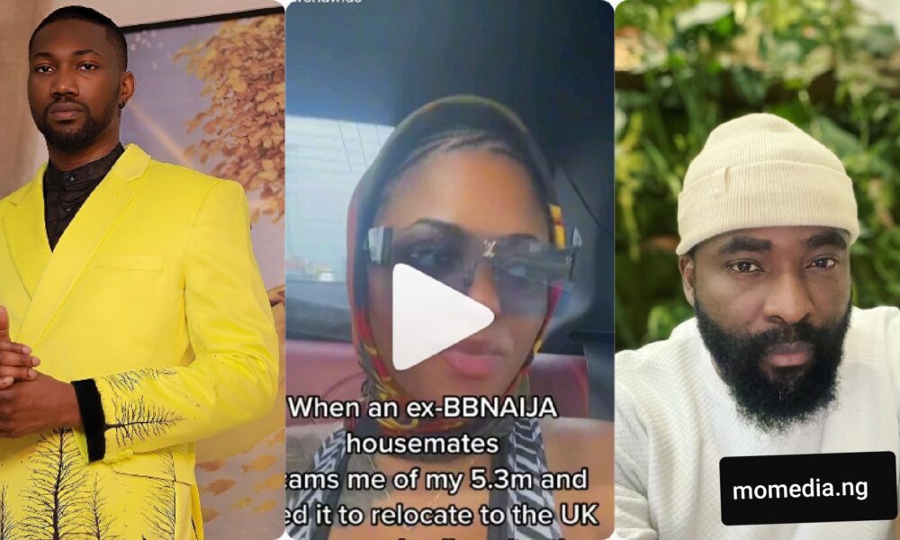 “Is It Deeone, Gedoni or Deji?” – Reactions As Lady Reveals An Ex Bbnaija Housemate Sc@mmed Her And Relocated To UK