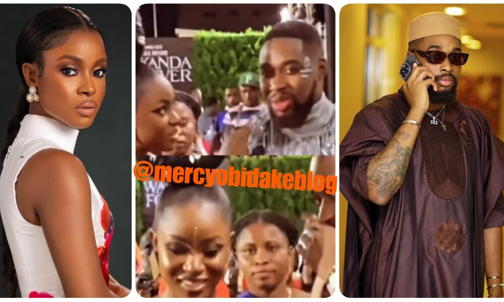 “Their Love Is Unbreakable, The Wedding Will Still Hold”- Reactions As Sheggz & Bella Step Out For Black Panther Wakanda Forever Premiere In Lagos (VIDEOS/PHOTOS)