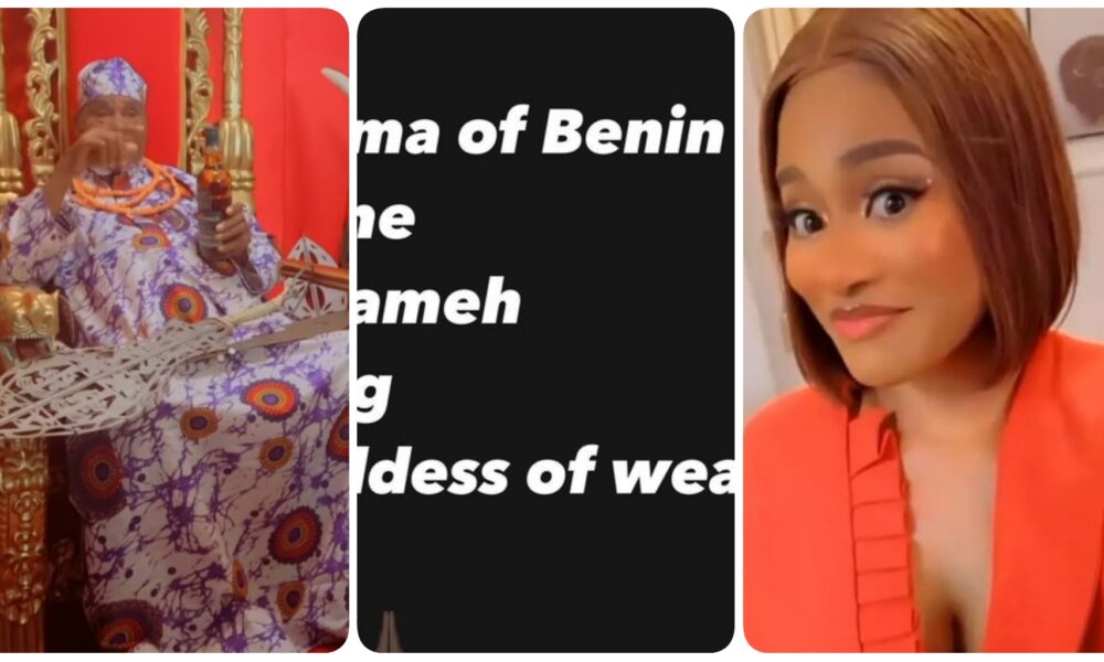 “The Goddess Of Wealth”- Phyna Shares Excitement As Esama Of Benin Kingdom Gives Her A New Name