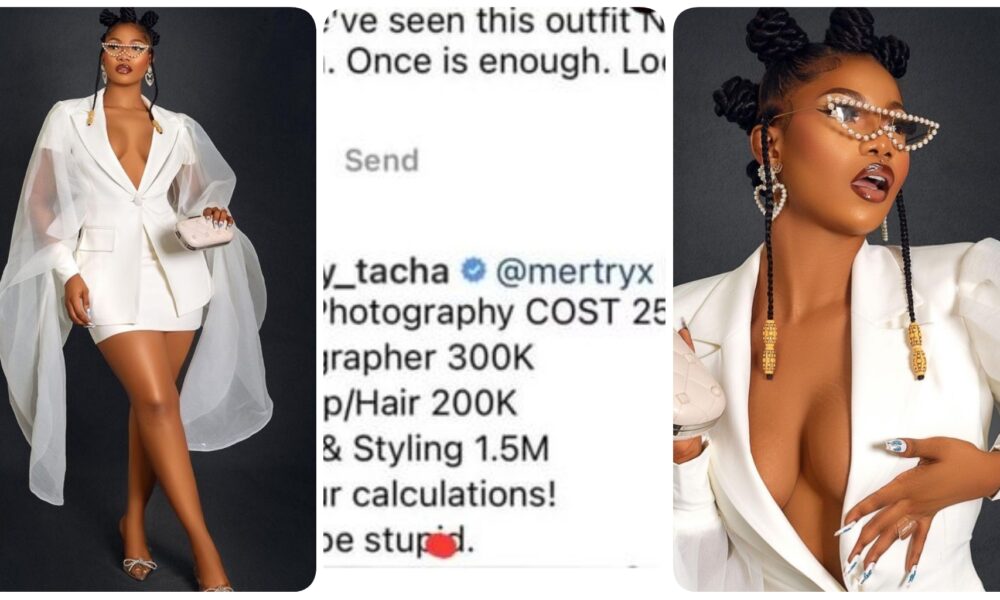 Bbnaija Tacha Slams Fashion Police Who Criticised Her For Repeating Clothes