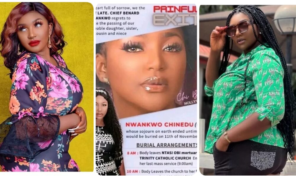 Late Nollywood Actress, Chinedu Bernards Nwankwo (Chi Bernards) Burial Date Released