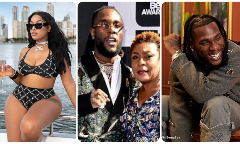 Burna Boy Reacts As Steff London Subtly Shades Him, Calls Him Mummy’s Boy (VIDEO)