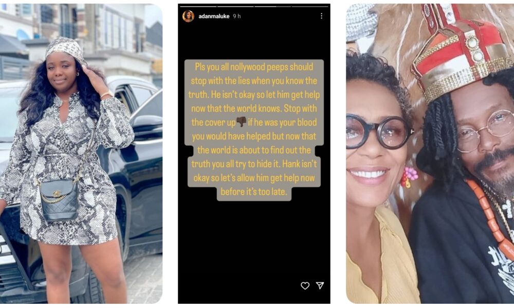 “Stop Lying, Hanks Anuku Is Not Fine, He Needs Help”- Actress Adanma Luke Slams Shan George After Disturbing Video Of Hanks Went Viral