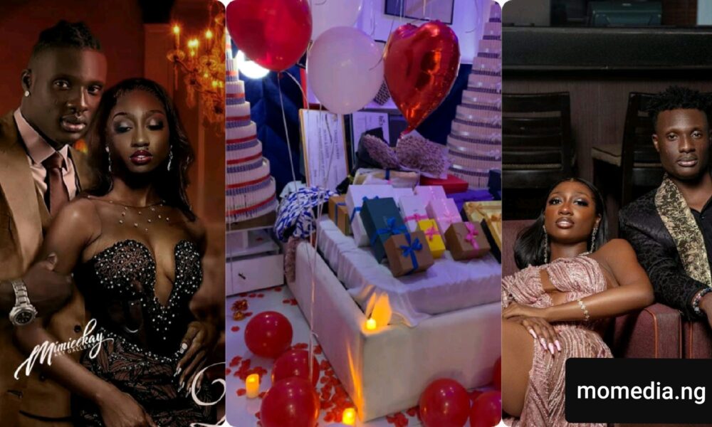 Bbnaija Doyin And Chizzy Receives Money Cakes, Money Boxes, Luxury Jewelries And Lot More From Their “Dozzy” Shippers