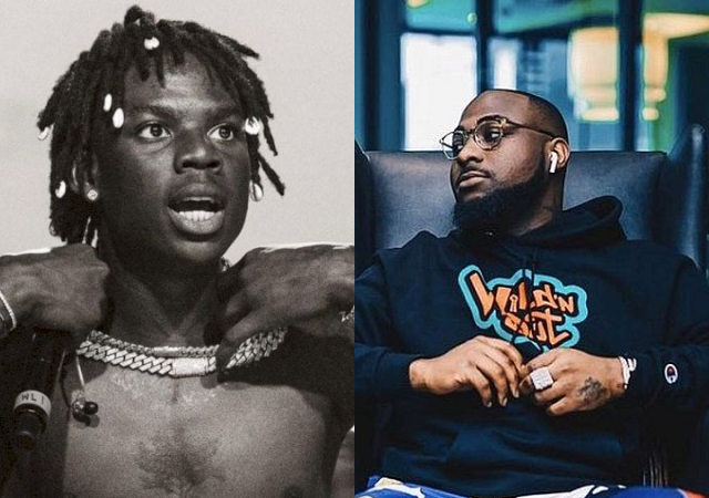 “Davido no be your mate oo” – Rema faces backlash over birthday message to Davido