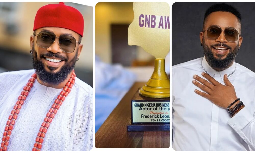 “A November To Celebrate”- Actor Frederick Leonard Writes As He Wins Best Actor Award