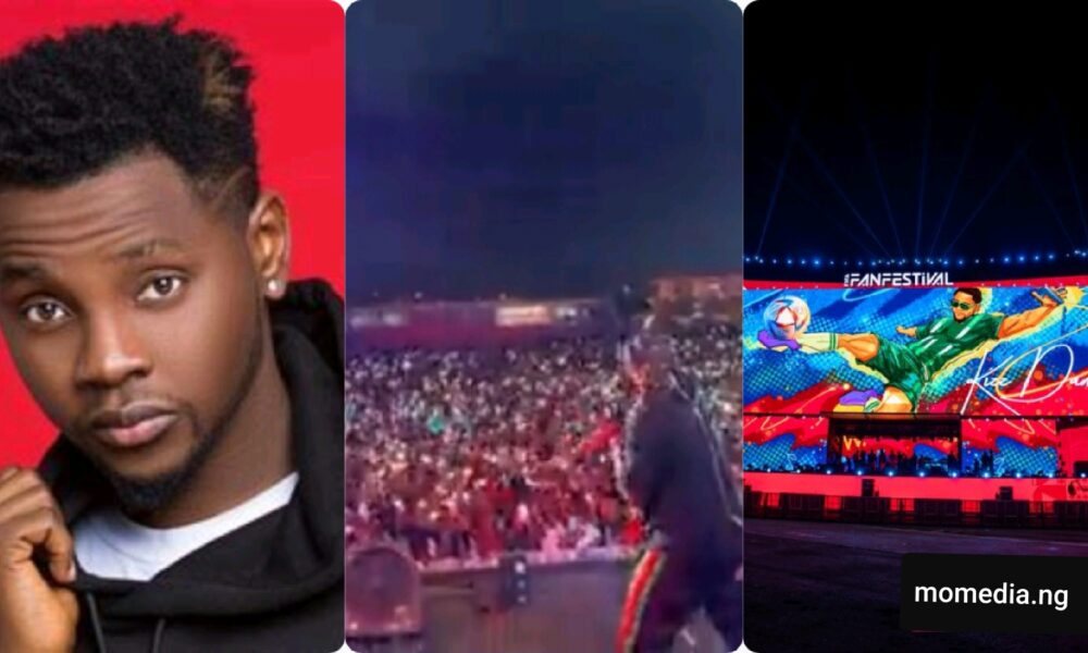 “As A Naija Boy” – Kizz Daniel Writes Following His Performance At The 2022 Fifa World Cup (Video)