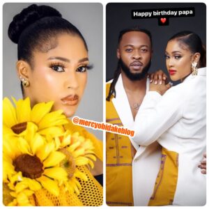 Bella's sister, Sandra Okagbue Subtly Confirms Marriage To Babydaddy Flavour As She Shares Photo Of Them In Matching Outfits