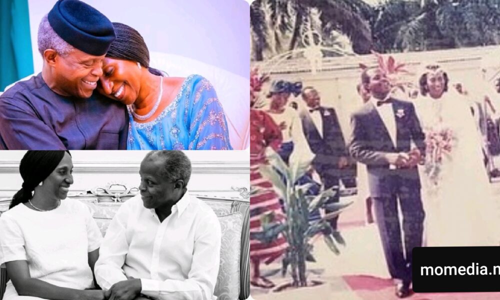 Vice President, Yemi Osinbajo And Wife, Dolapo Celebrate 33rd Wedding Anniversary Today (Photos)