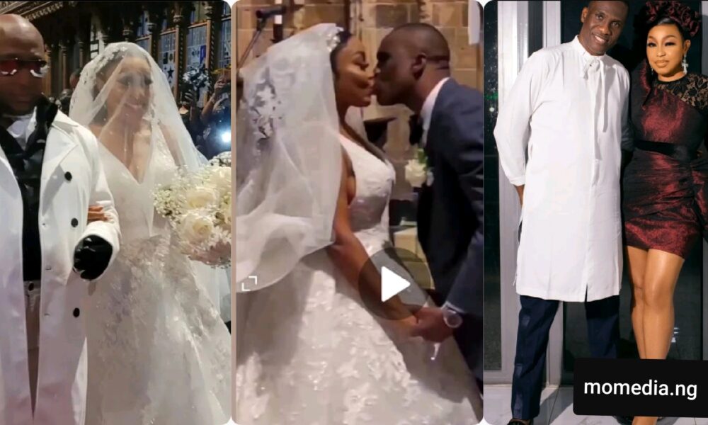 Lovely Moment Rita Dominic Husband, Fidelis Anosike Was Ask To K!ss His Bride