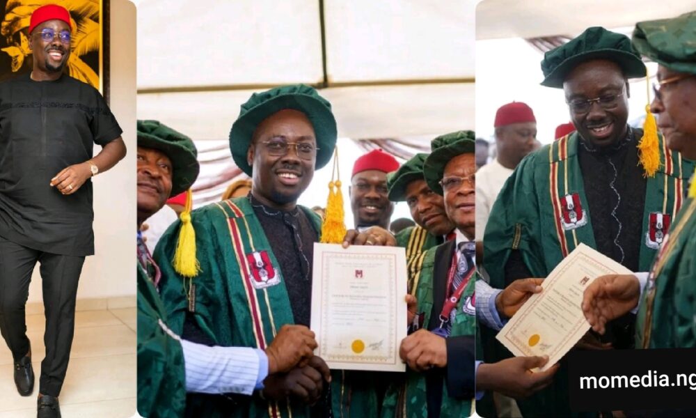 “You May Wish To Address Me Henceforth As….” – Obi Cubana Writes As He Bags A Doctorate Degree (Detail)