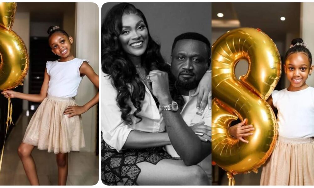 “The Most Loving And Sweetest Girl” – Jude Okoye And Wife, Ify Celebrates First Daughter On Her 8th Birthday