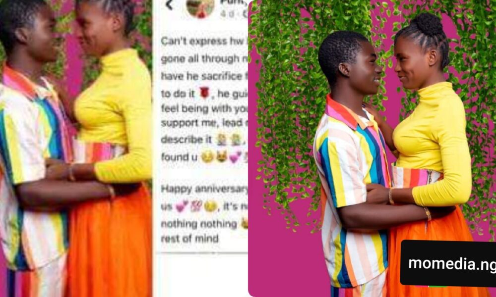 “He Has Gone All Through My Stress” – Young Nigerian Lovers Celebrate Their Anniversary, Shutdown Social Media