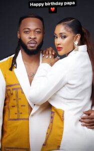 Bella's sister, Sandra Okagbue Subtly Confirms Marriage To Babydaddy Flavour As She Shares Photo Of Them In Matching Outfits