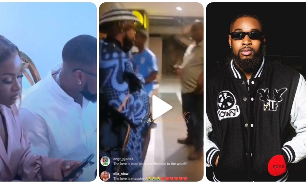 Sheggz Dressed & Welcomed As A King By His South African Fans With Bella Beside Him (Video)