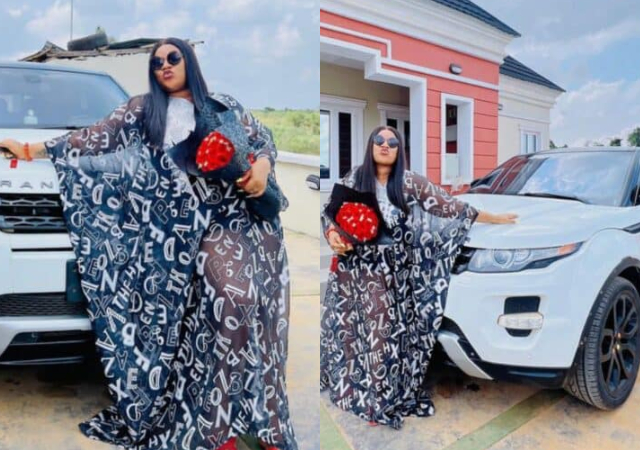 “I contribute N2M monthly for thrift” – Nkechi Blessing brags as she continues to celebrate her new Range Rover