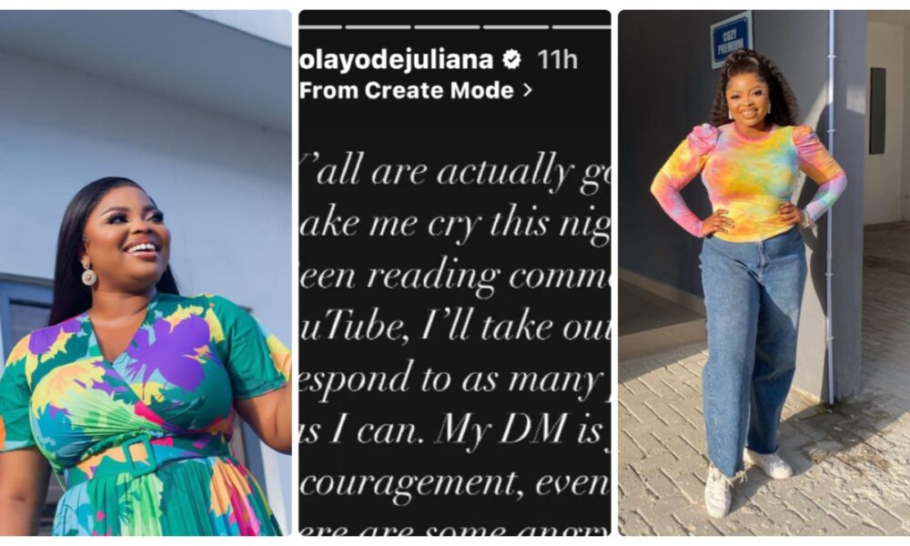 “Y’all Are Actually Going To Make Me Cry…” Actress Olayode Juliana Says After Reading Her YouTube Comments