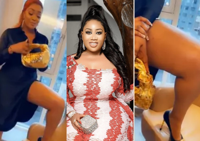 Somebody is now showing skin” – Moyo Lawal reacts as Peggy Ovire shares cute couple video with Freddie Leonard