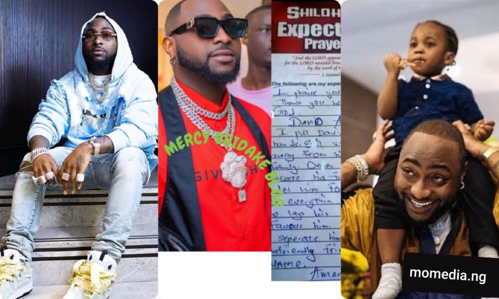 “Evil Shall Be Far Away From You And Your Family” – Lady Fan Adds Davido As A Prayer Request At Shiloh