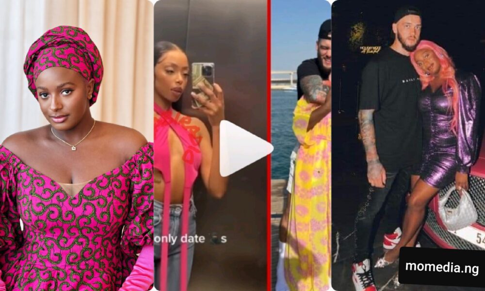 “He Saw Otedola’s Money And Went To Buy Ring” – Reactions As Video Of DJ Cuppy Fiance, Ryan Taylor Allegedly Involved With Another Woman Goes Viral (Video)