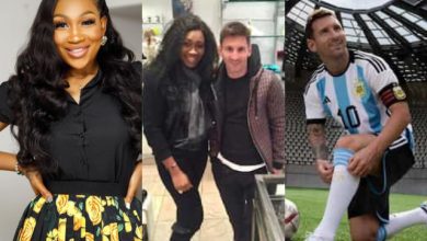 "Is this true or a photoshop, because we can’t loose this picture o"- Ebube Nwagbo's photo with Messi shocks Nigerians