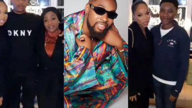 “This is soft life family” – Fans gush over adorable photos of Sheggz and his family