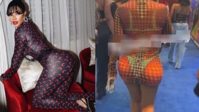 Baka strong like MTN wooden desk, I thought it was Bob-Toke Makinwa ‘unusual massive behind’ causes a stir online [Video]