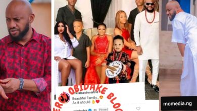 “May Zukwanike” – Yul Edochie Reacts To Photoshopped Picture Of Him And His Entire Family