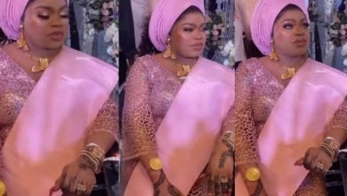 “Mummy of Lagos looks pregnant in the face”- Bobrisky new look at an event sparks commotion [Video]