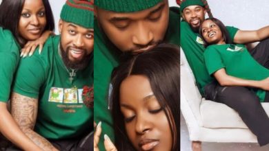 Another Teddy A and Bambam loading- Reactions as BBNaija’s Bella and Sheggz mark first Christmas together [Photos]