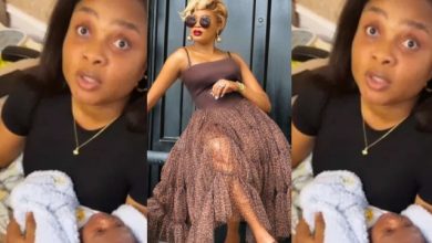 Bimbo Ademoye shares fun moments as she visits Kiekie and her new baby – [Video]