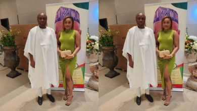 “Sharpshooter” – Netizens Hail Israel DMW As New Photo With Wife Shows Protruding Belly