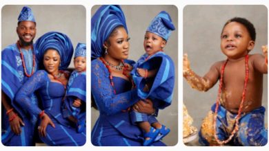 “Best Thing That Ever Happened To Us”-Reality TV Star, Tobi Bakre & Wife Celebrates Son’s First Birthday