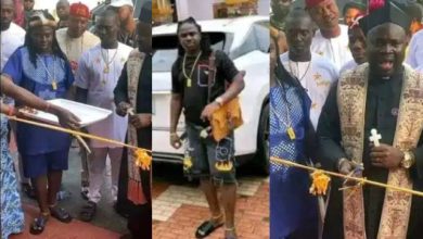 Nah him dey do juju for am- Netizens reacts as Pastor commissions hotel built by popular native doctor in Anambra