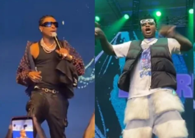 So he is the owner! Reactions as Wizkid invites Berri Tiga to perform ‘Machala’ at his show instead of Carter Efe