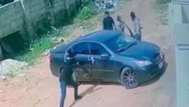 CCTV captures couple being abducted by unknown gunmen in front of their house