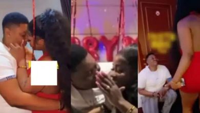 Hope say una dey Airport like this, because we never settle Alexx matter finish- Lady proposes to her female lover in Lagos [Video]