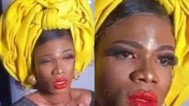 Crossdresser, Toby proudly flaunts face after alleged N6.7M surgery, N120K makeup [Video]