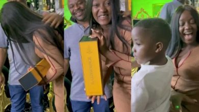 Series of reactions trail actress Luchy Donalds’ condolence visit to Colleague, Apama’s house —[Video]