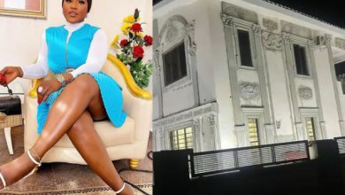 Actress Destiny Etiko in awe at the transformation of her multi-million naira mansion in Enugu