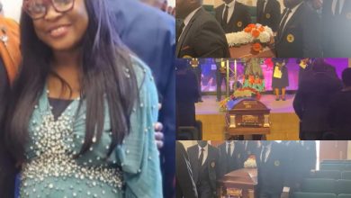 Photos from the funeral service of slain pregnant Lagos lawyer, Bolanle Raheem who was shot dead on christmas day