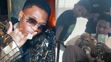 Singer Wizkid shows off his 5-months-old adorable son