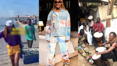 This is where he gets the inspirations- Asake melts hearts as video of fishing with locals in Senegal goes viral